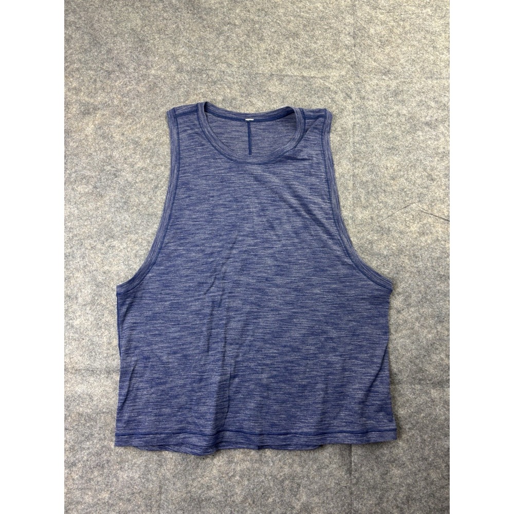 Lululemon Women's Purple Heather Cardio Squad Tank Muscle T Shirtโ Size 6 Yoga